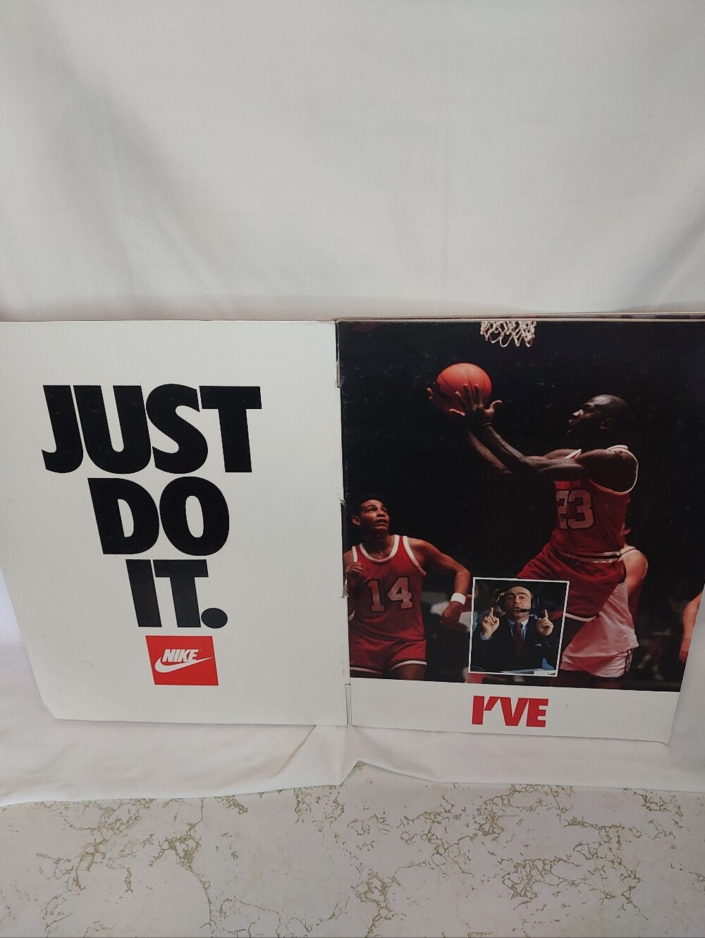 Vintage Nike Store Display Foldable Banner